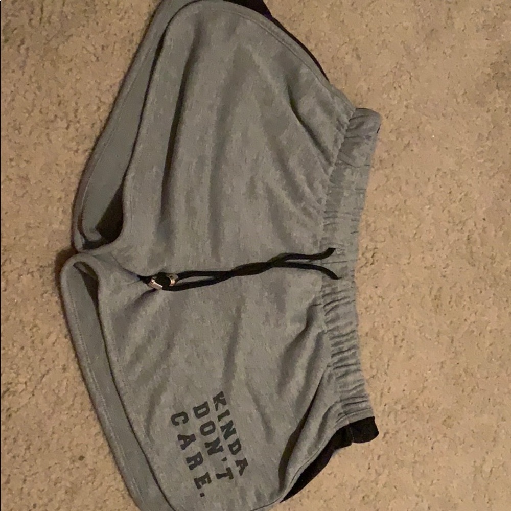 “Kinda don’t care” shorts, Rue 21.